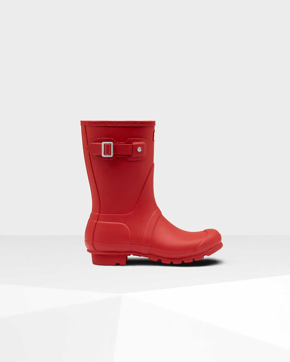 Stivali Pioggia Hunter Original Short Mid-Calf Donna - Rosse | 136-259574 IT